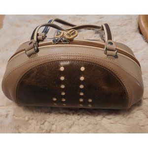 Alaluna Hand Bag - Brown Leather